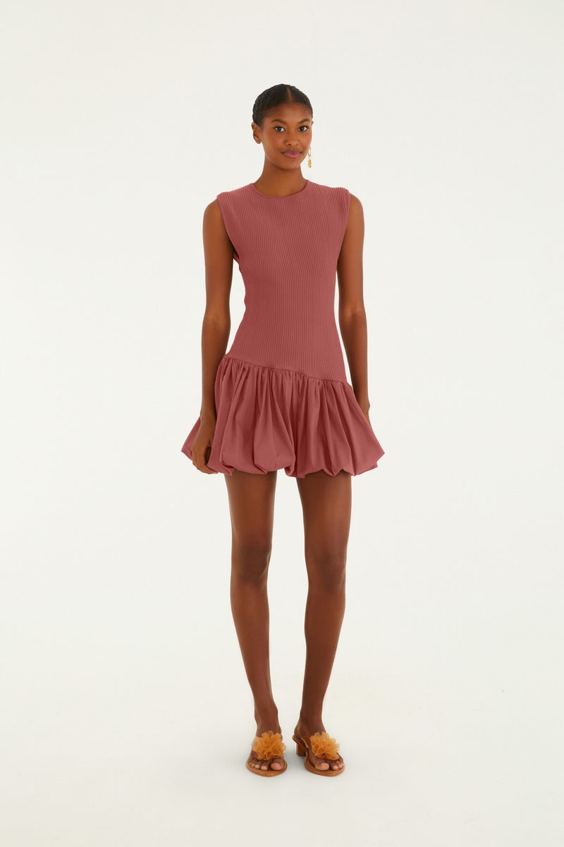 Vestido Tricot Balonê