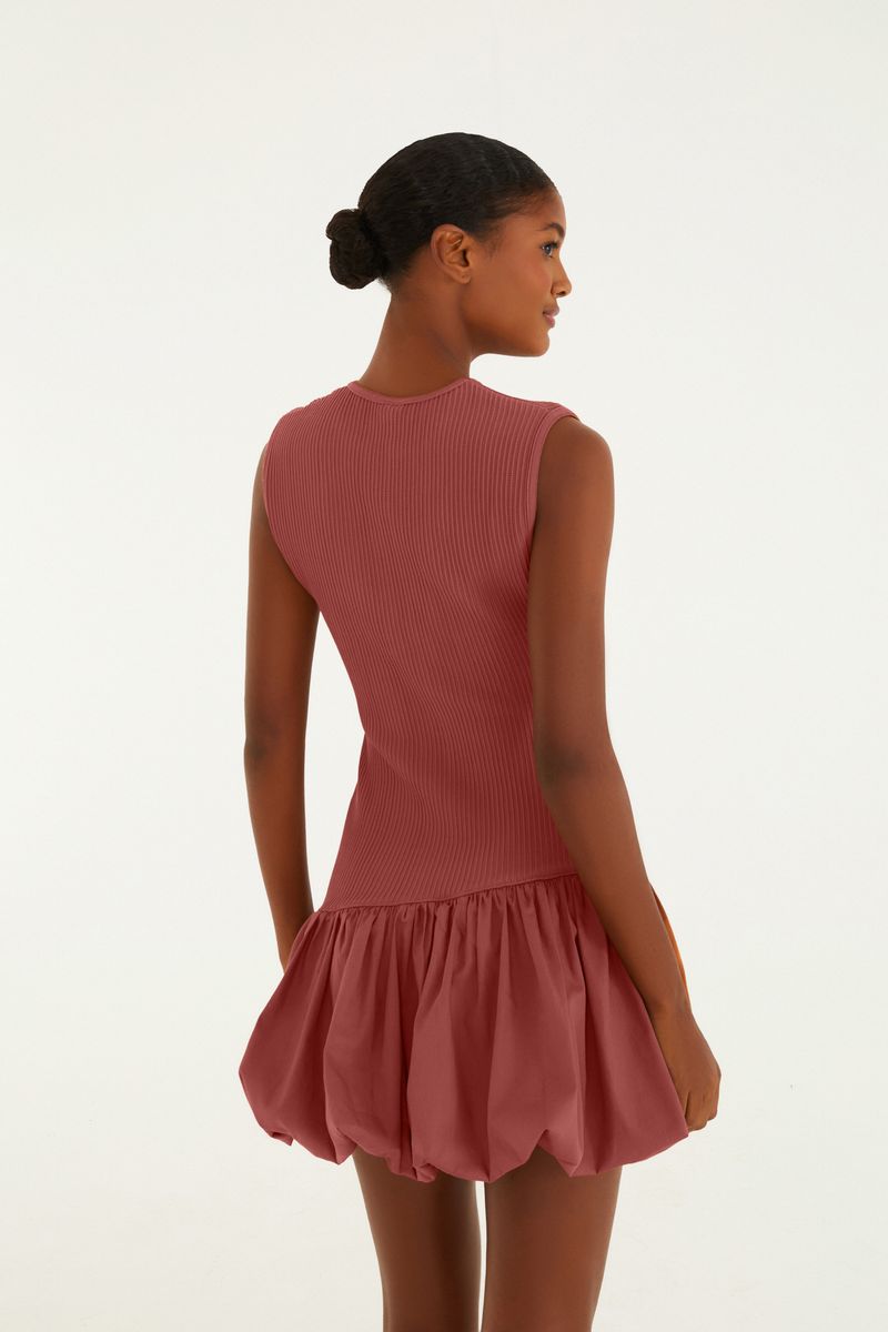 Vestido Tricot Balonê