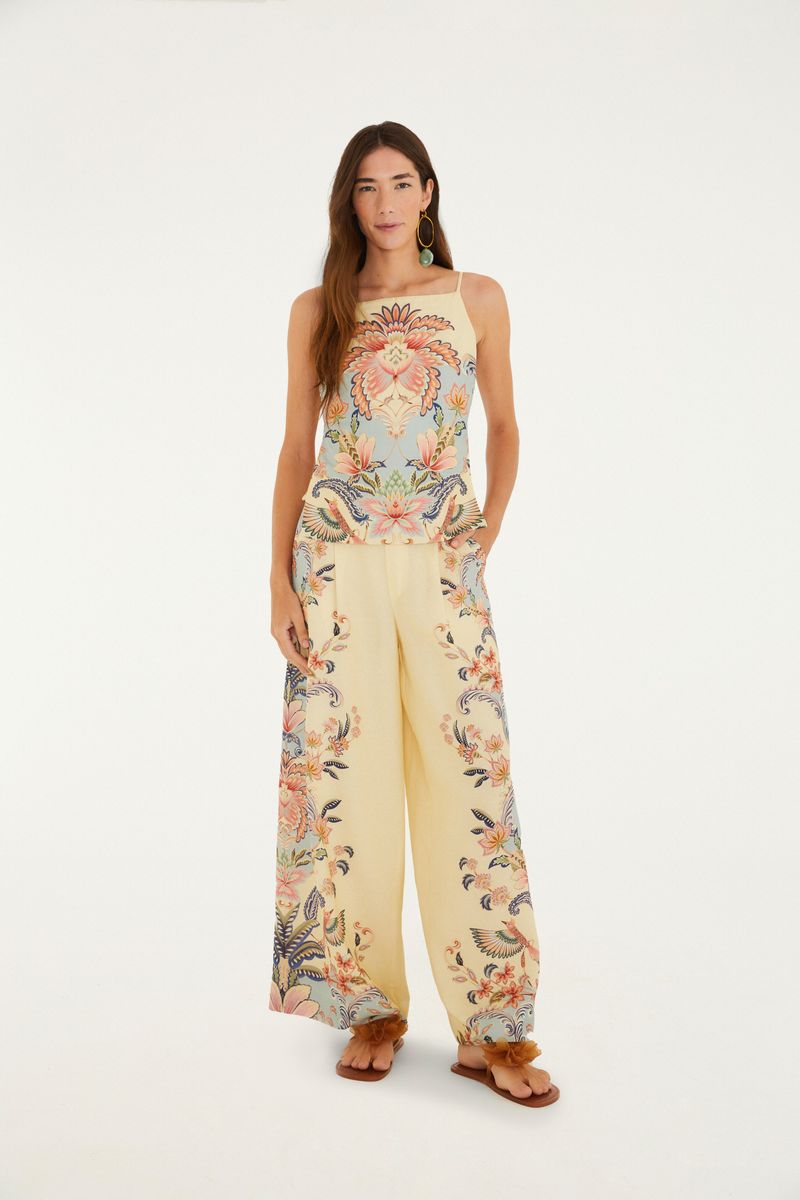 Blusa Lenço Estampada Encanto Boho