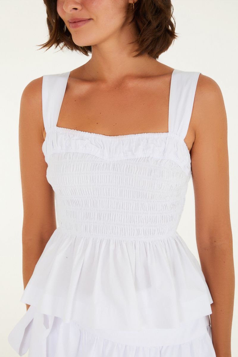 Blusa Lastex Peplum