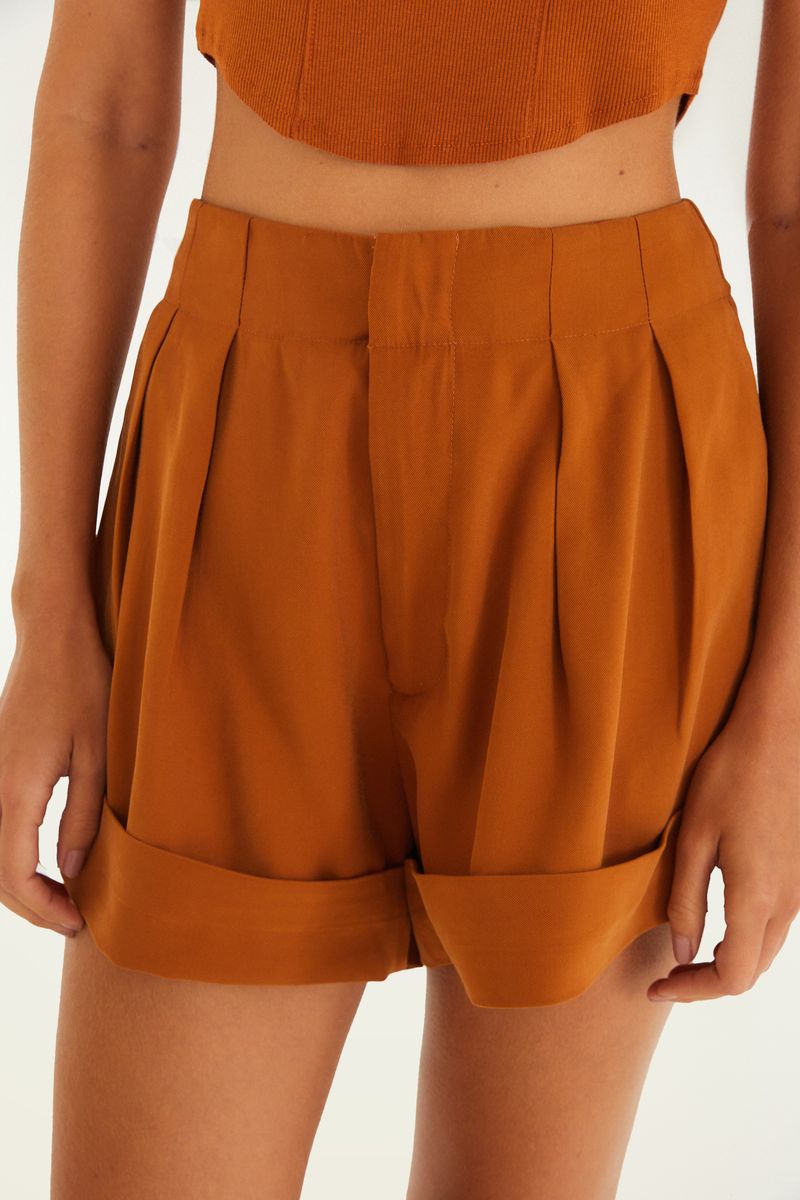 Short Alfaiataria Bolso