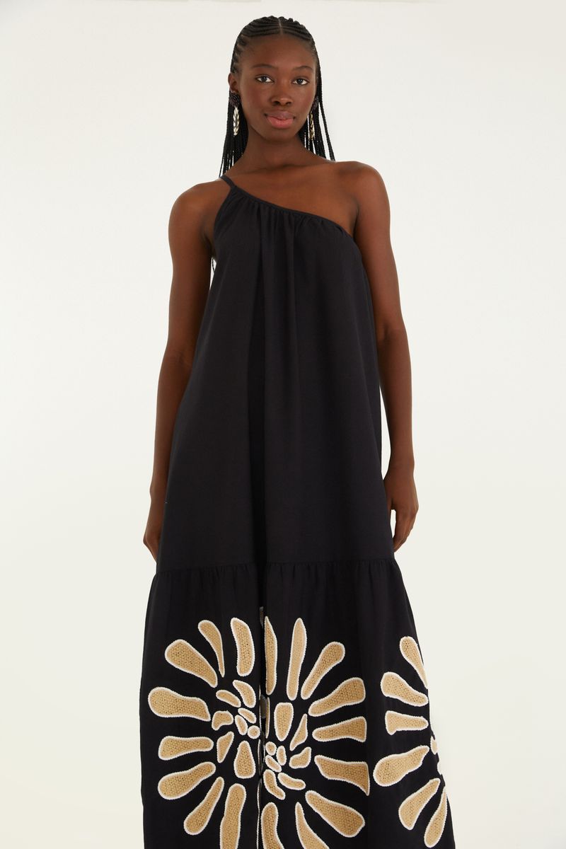 Vestido Bordado Concha
