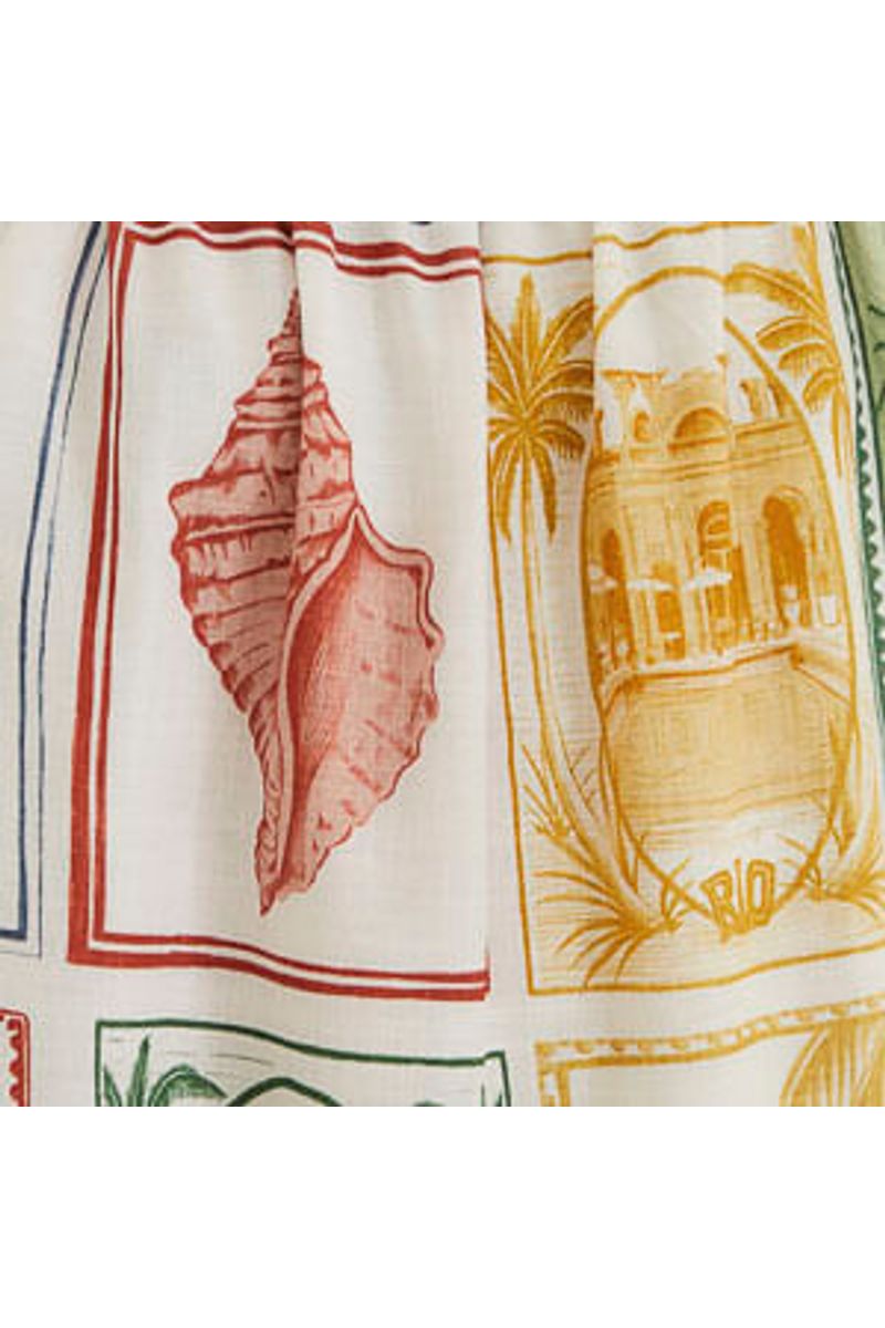 Vestido Estampado Brasil Vintage