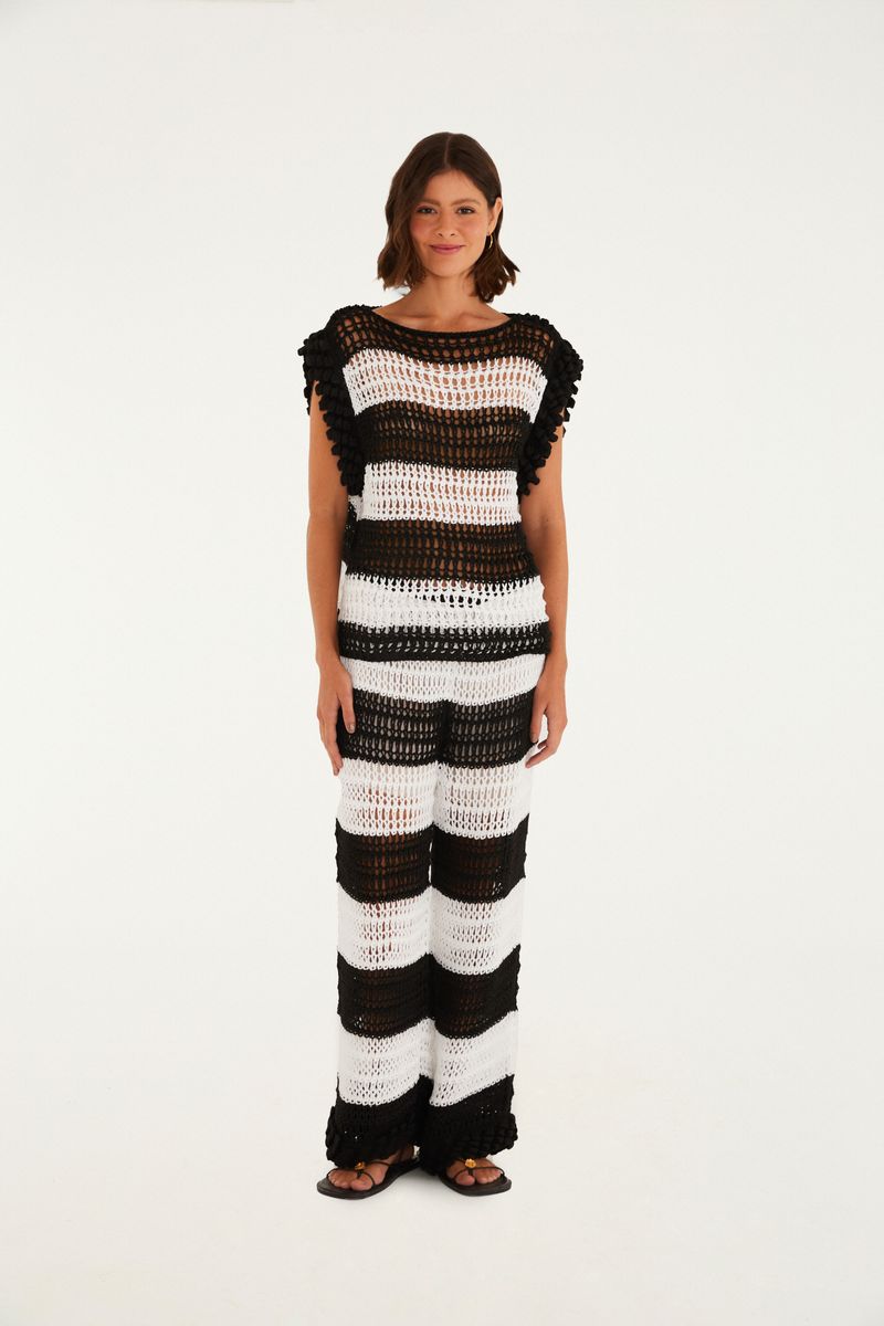Calça Tricot Telado