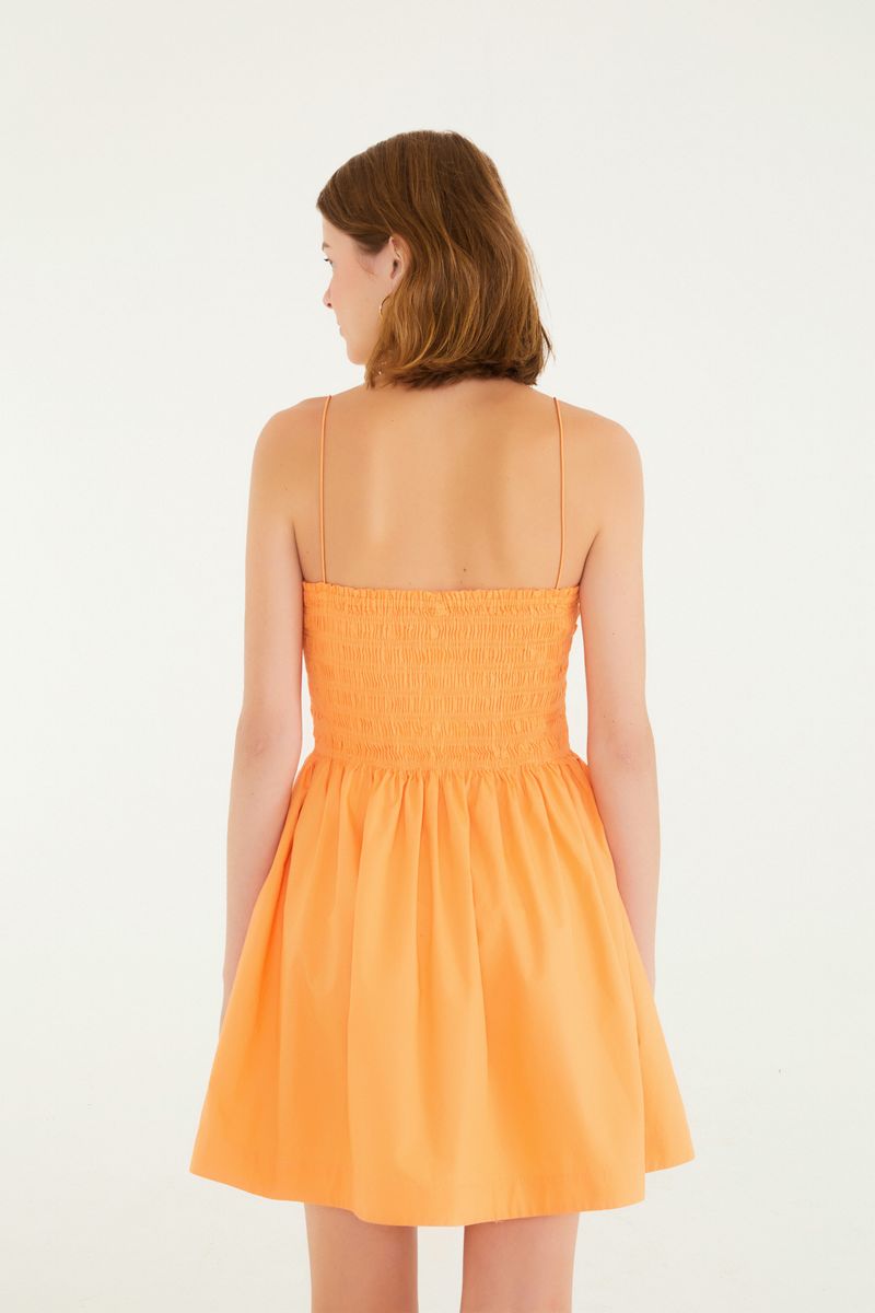 Vestido Curto Lastex Alcinhas