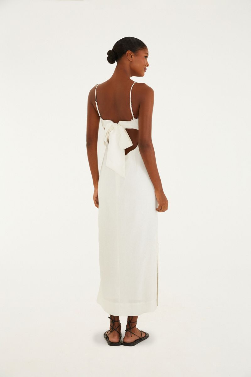 Vestido Reto Alcinhas