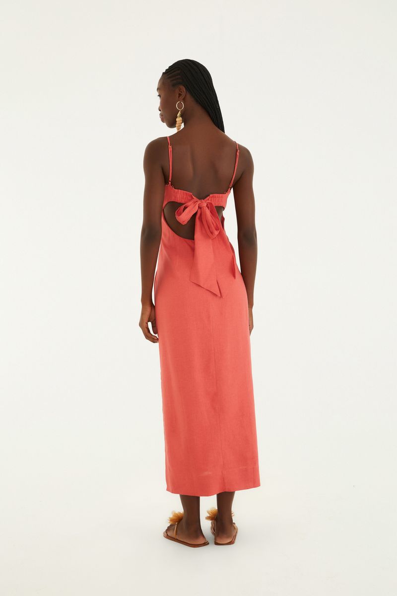 Vestido Reto Alcinhas