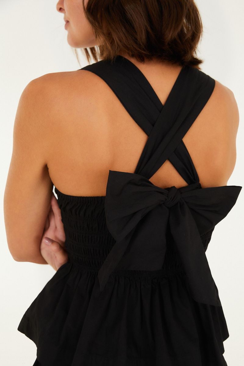 Blusa Lastex Peplum
