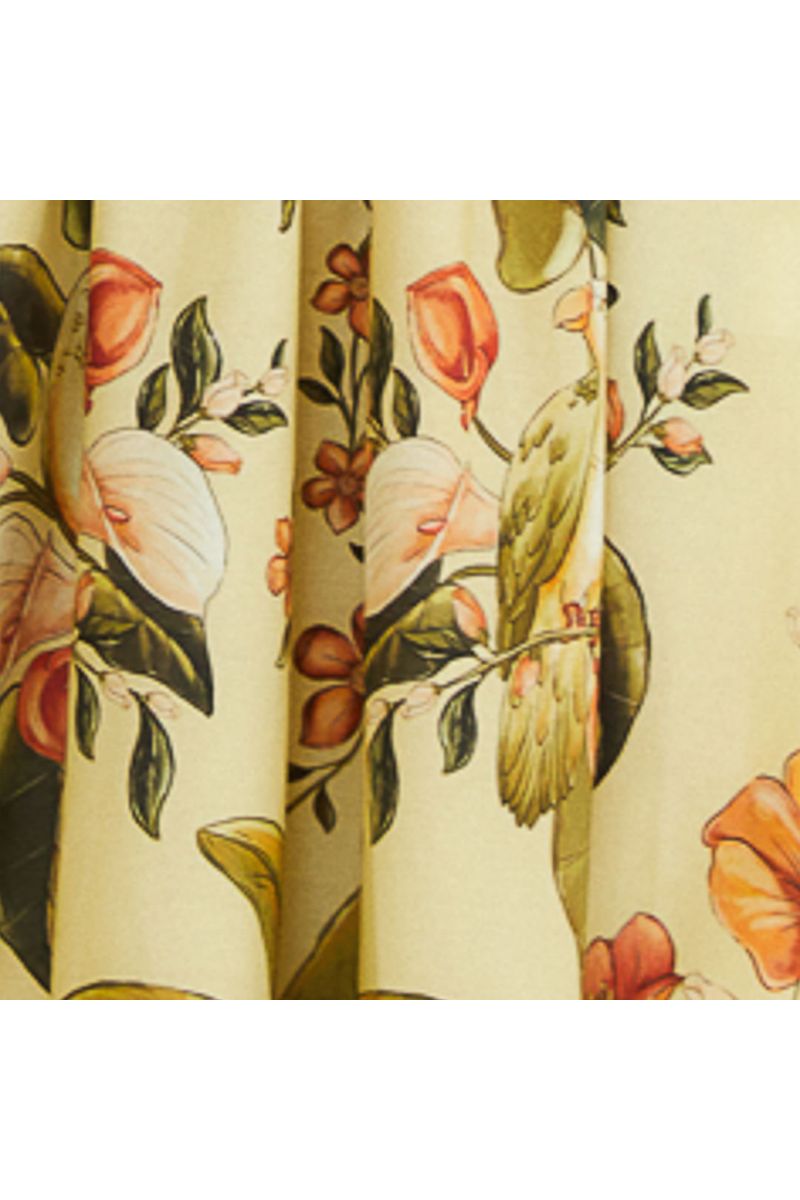 Saia Evasê Estampada Bosque Chic