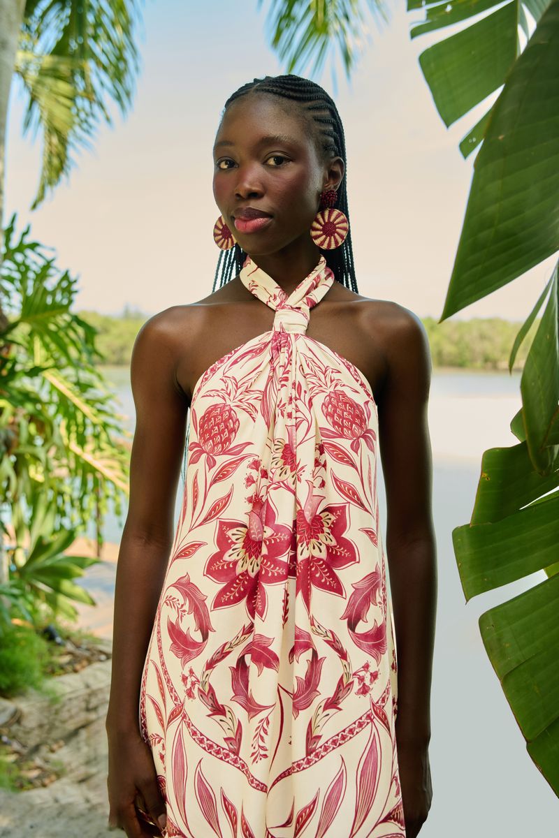 Vestido Curto Estampado Nina