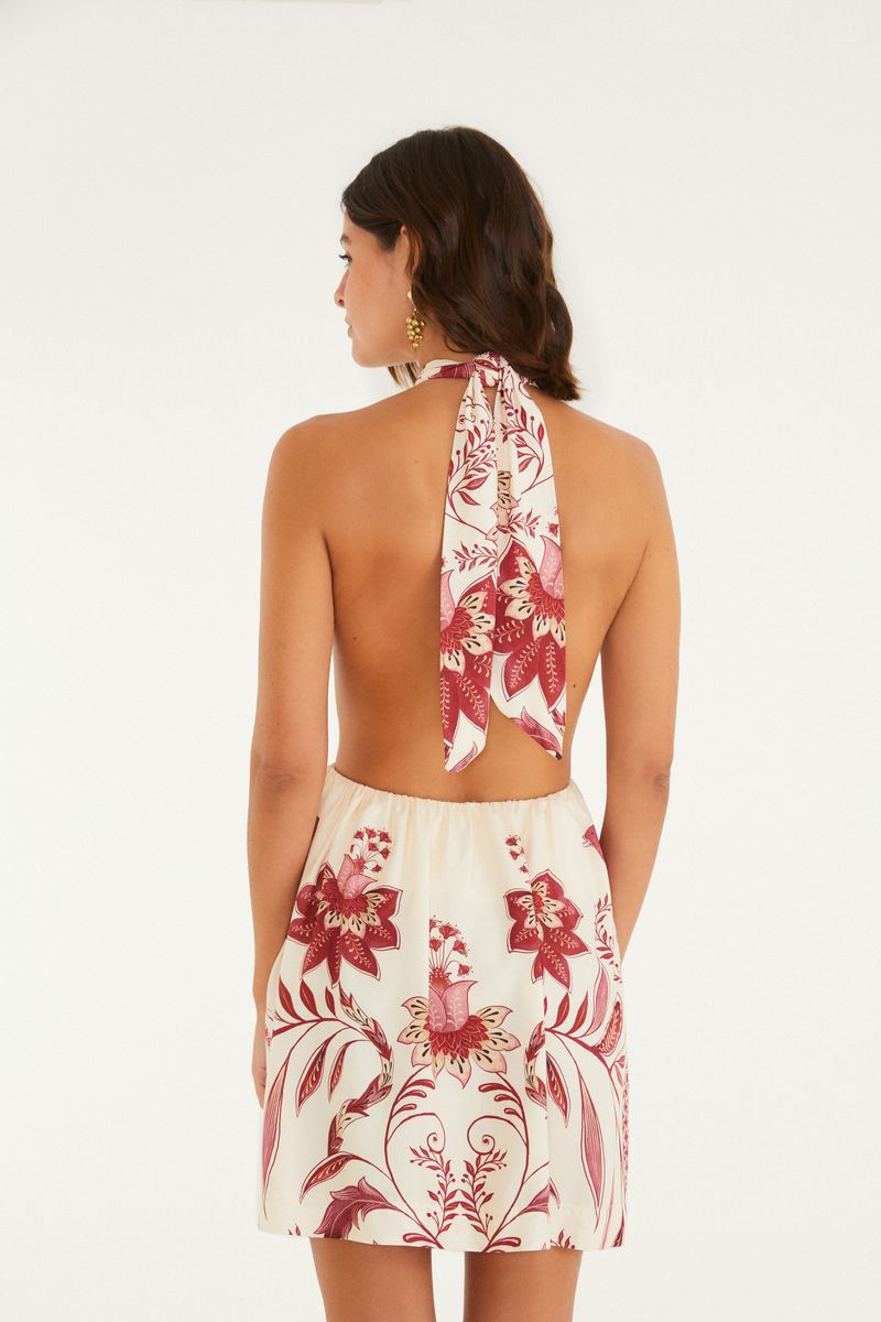 Vestido Curto Estampado Nina