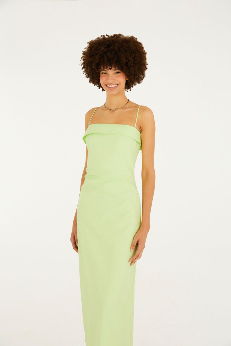 Vestido Alcinhas Reto