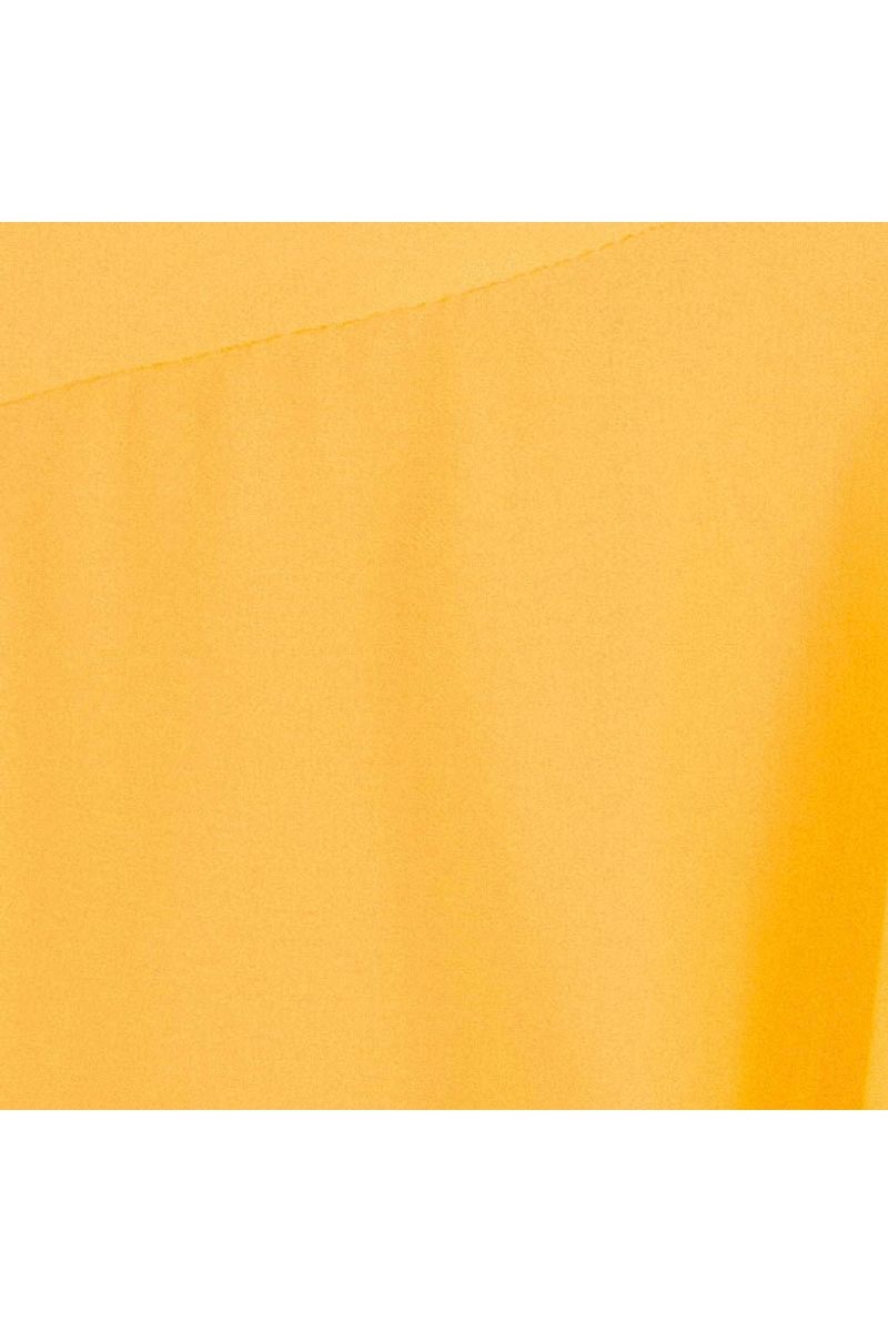 Vestido Sem Alça Babados Irregular