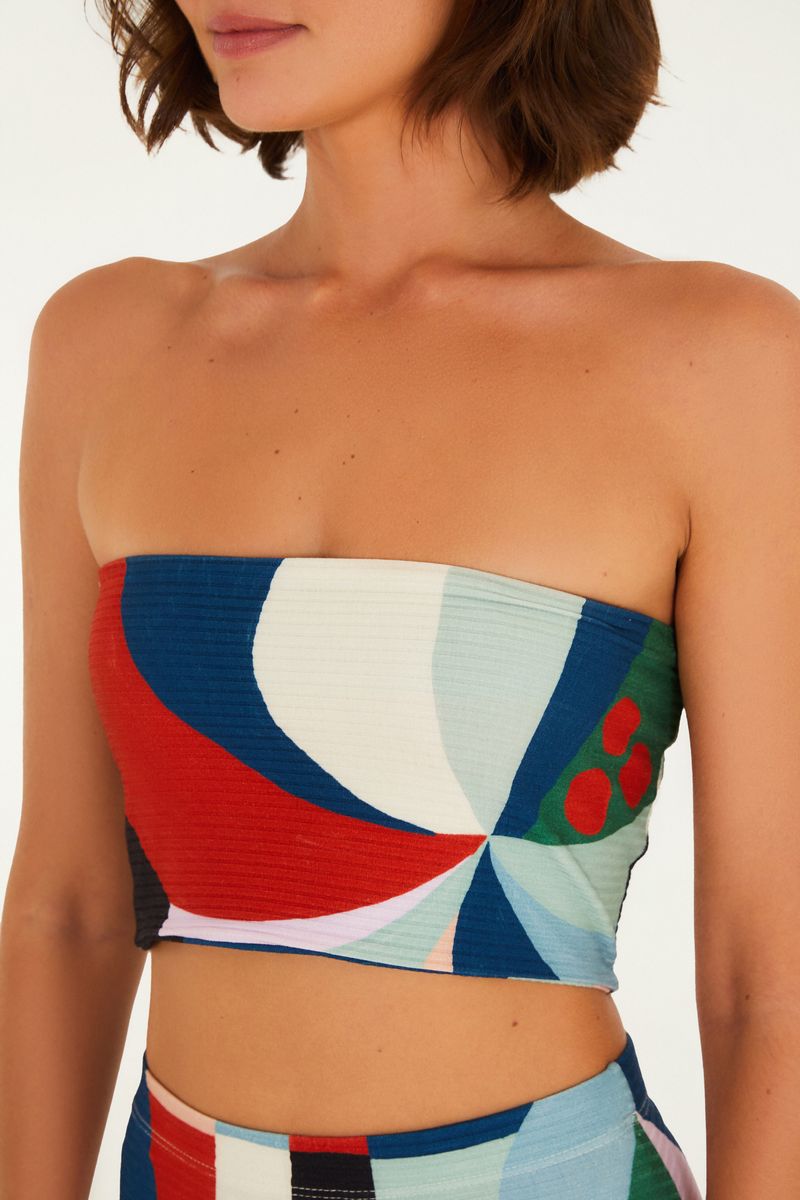 Top Reto Double Estampado Recanto Dos Coqueiros