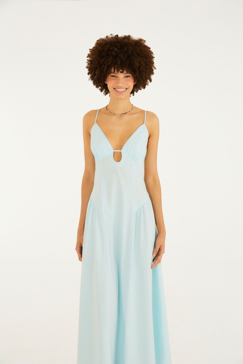 Vestido Alcinhas Decote