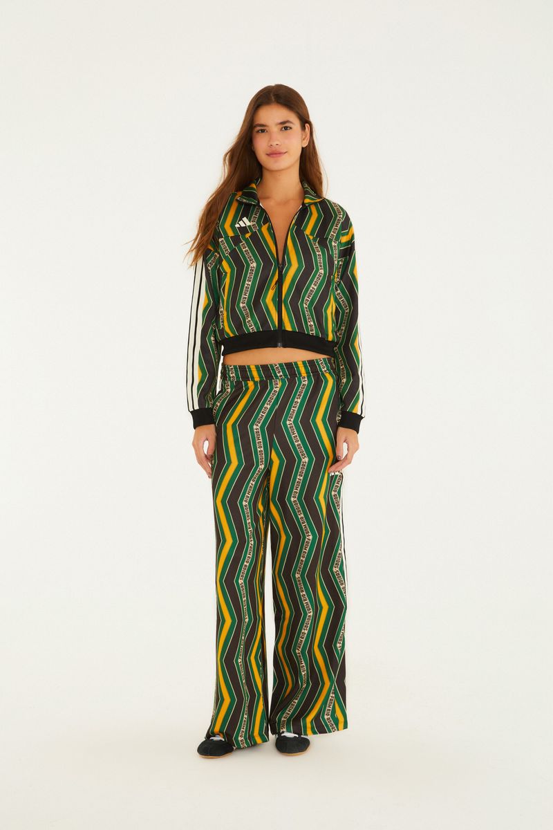Casaco Adidas Zig Zag Stripes Green