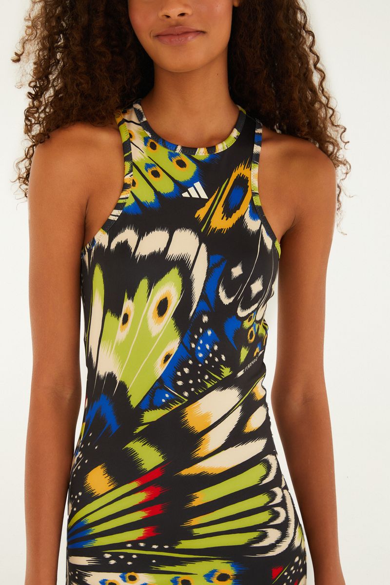 Vestido Midi Adidas Colorfly Green