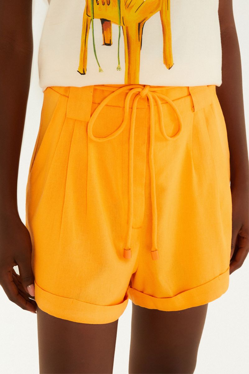 Short Curto Amarracao