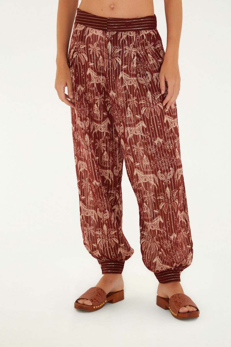 Calça Estampada Haras