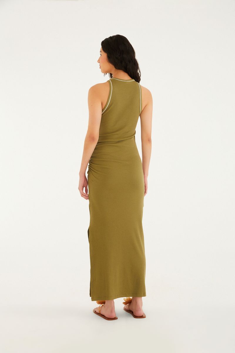 Vestido Recorte Rib