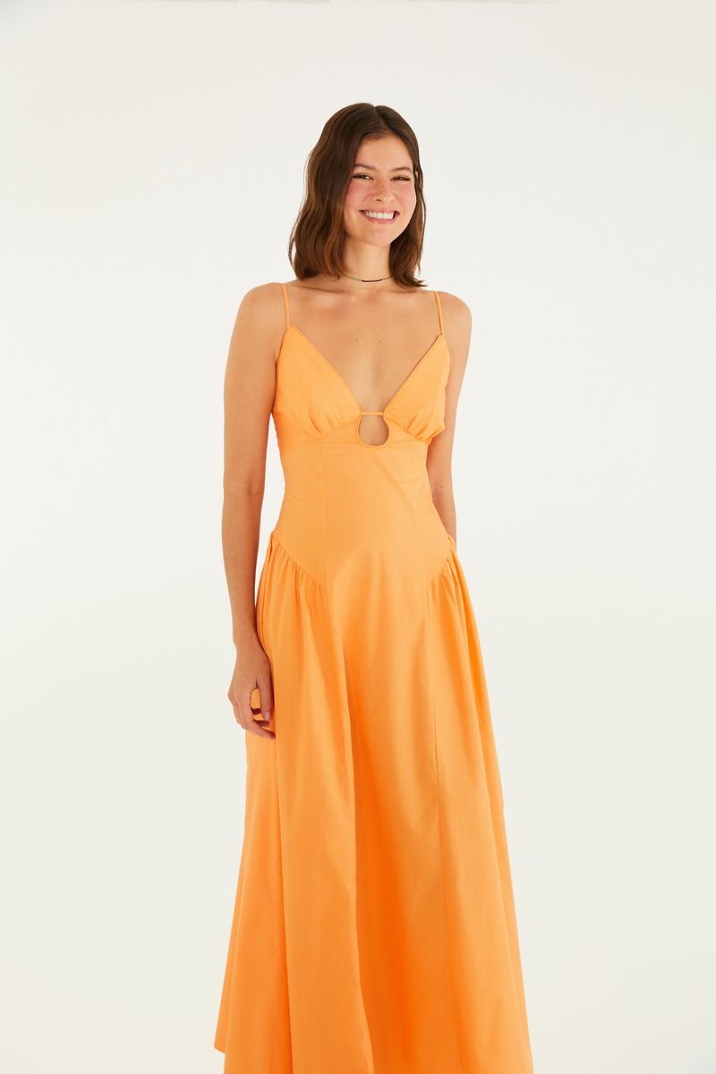 Vestido Alcinhas Decote
