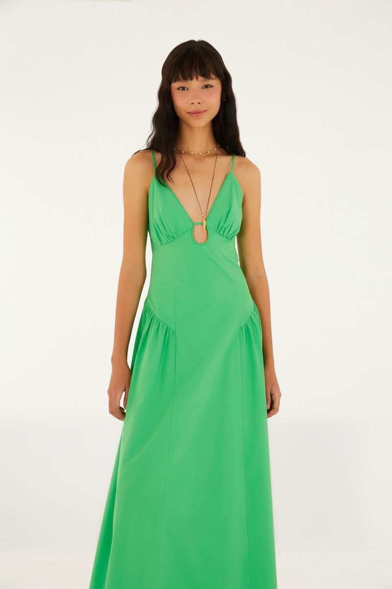Vestido Alcinhas Decote