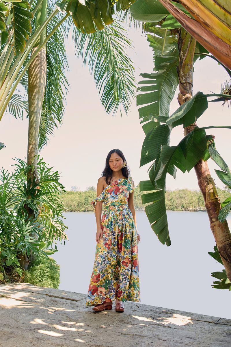 Vestido Estampado Camponesa