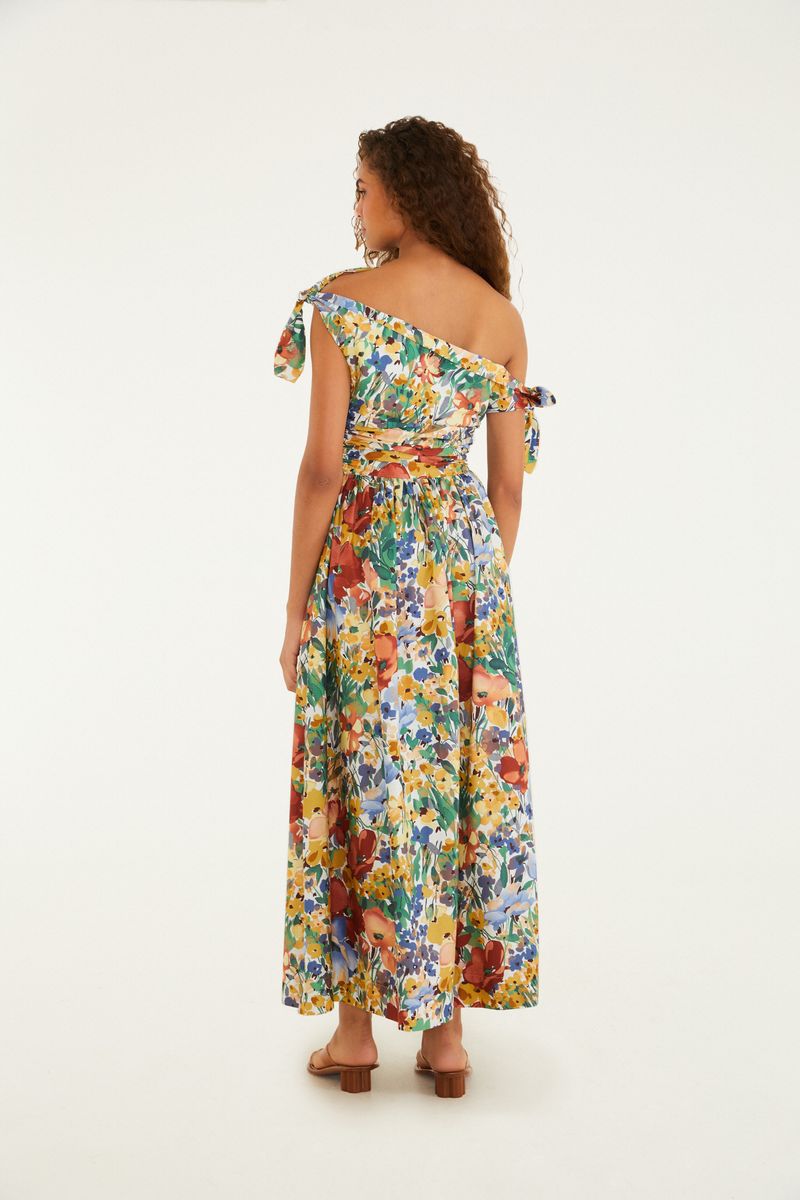 Vestido Estampado Camponesa