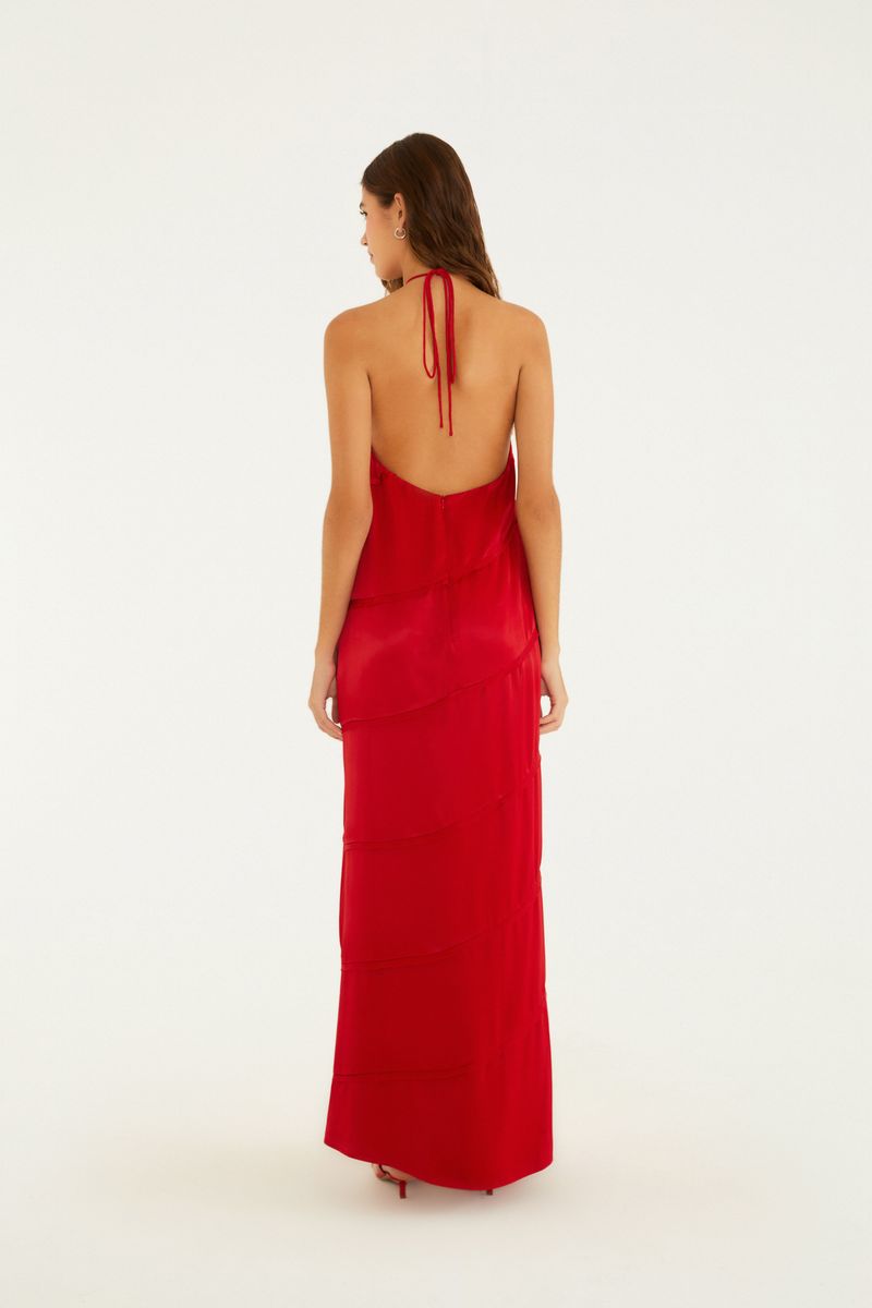 Vestido Frente Única Cetim