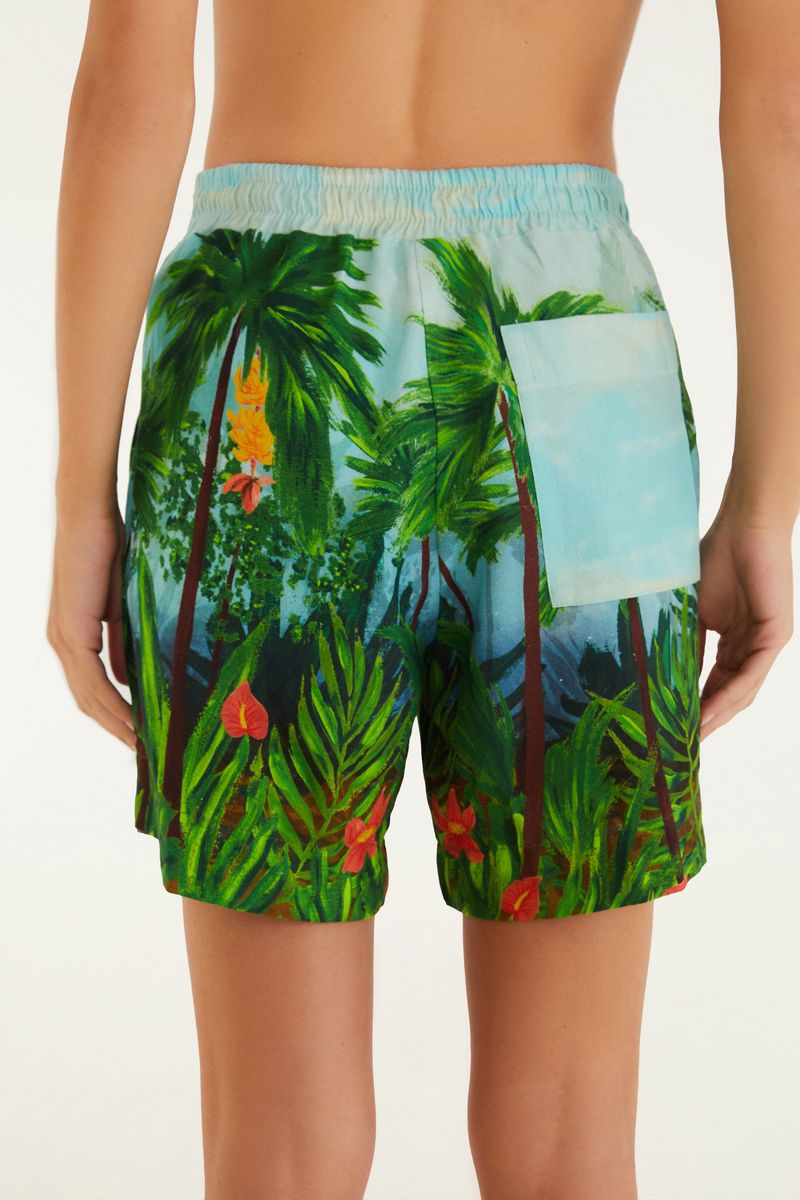 Short Estampado Farmrio Tropical