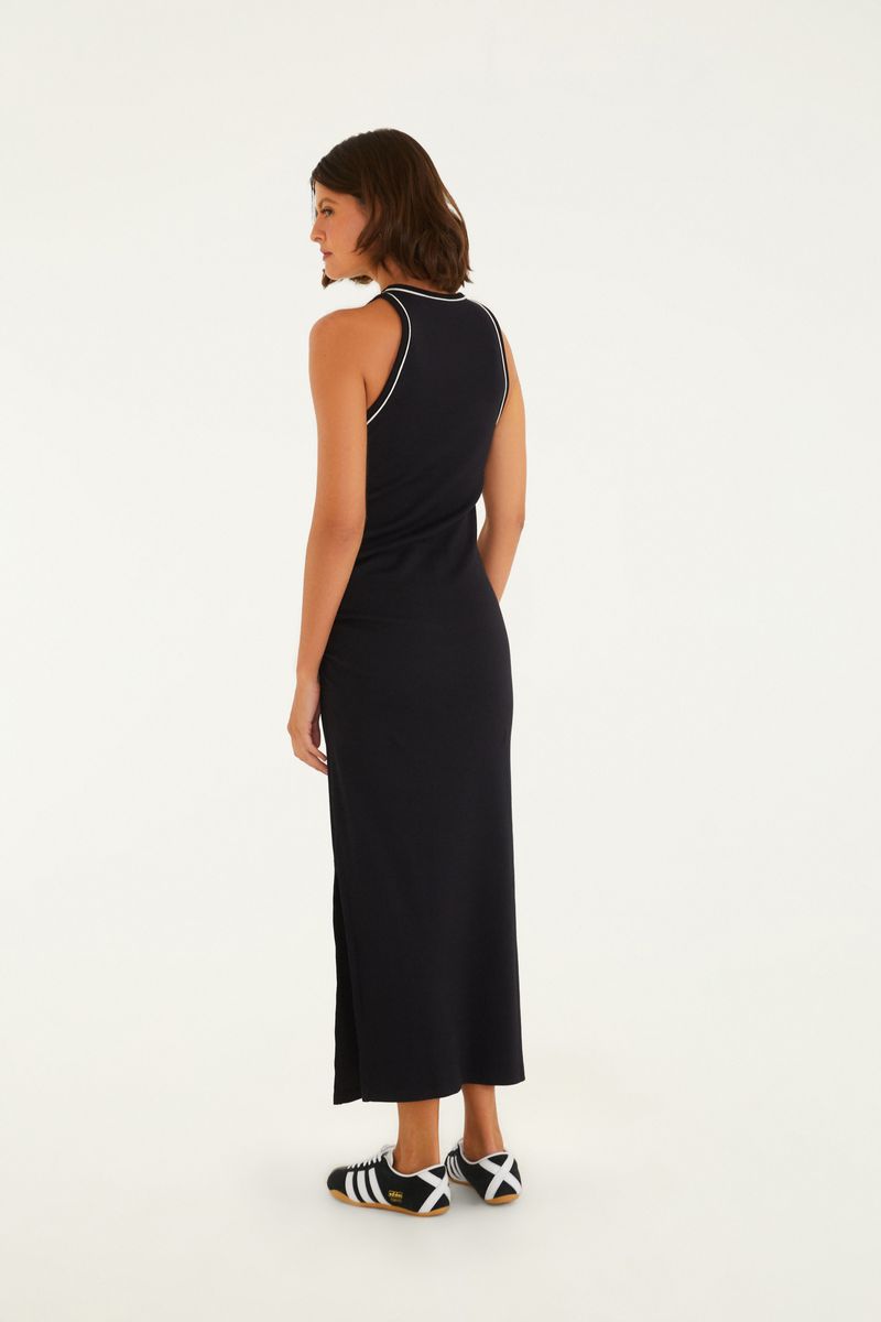 Vestido Recorte Rib