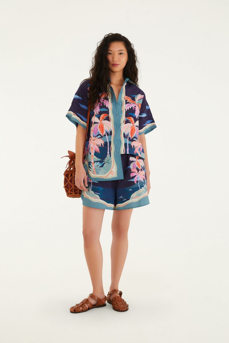 Camisa Estampada Luar