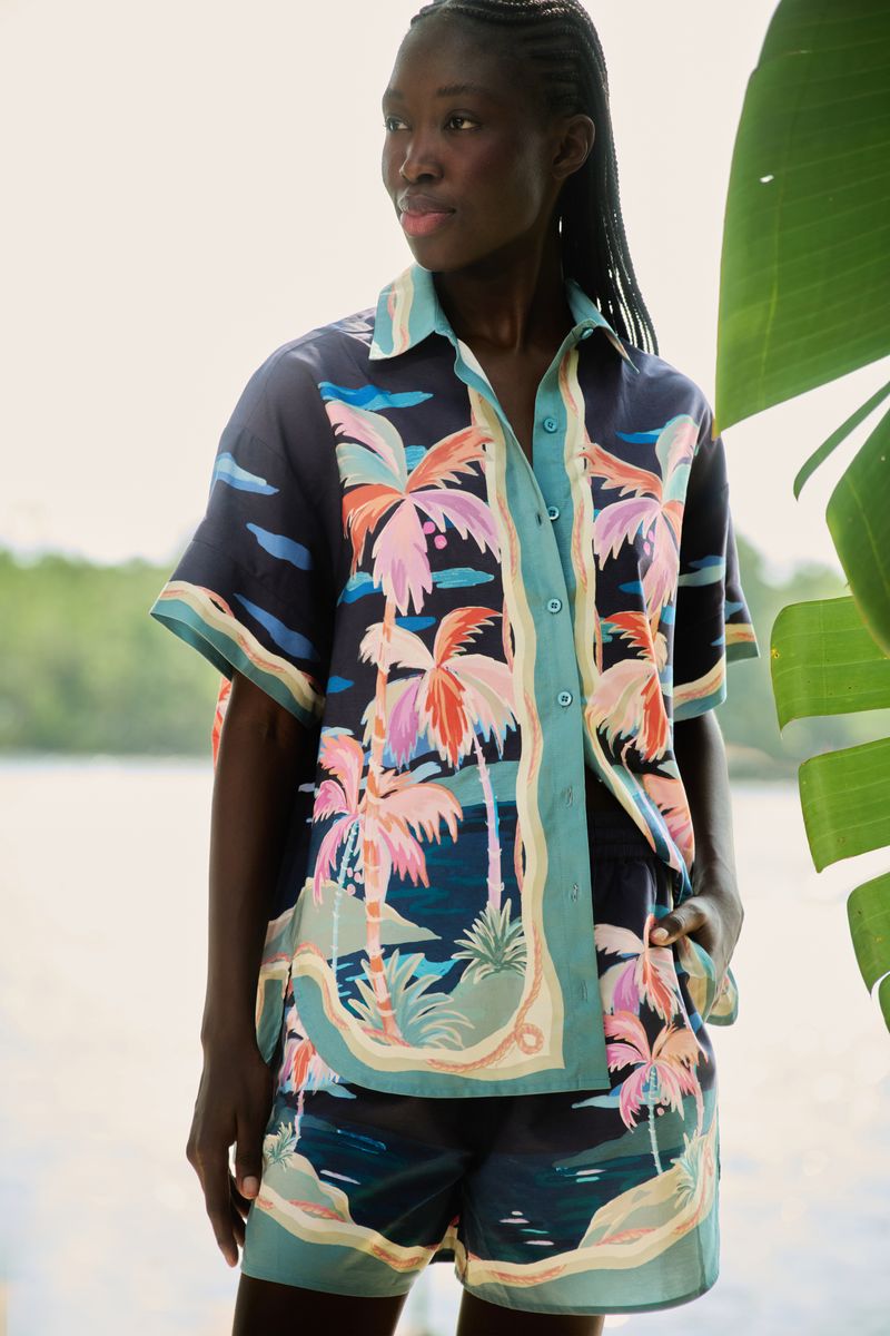 Camisa Estampada Luar