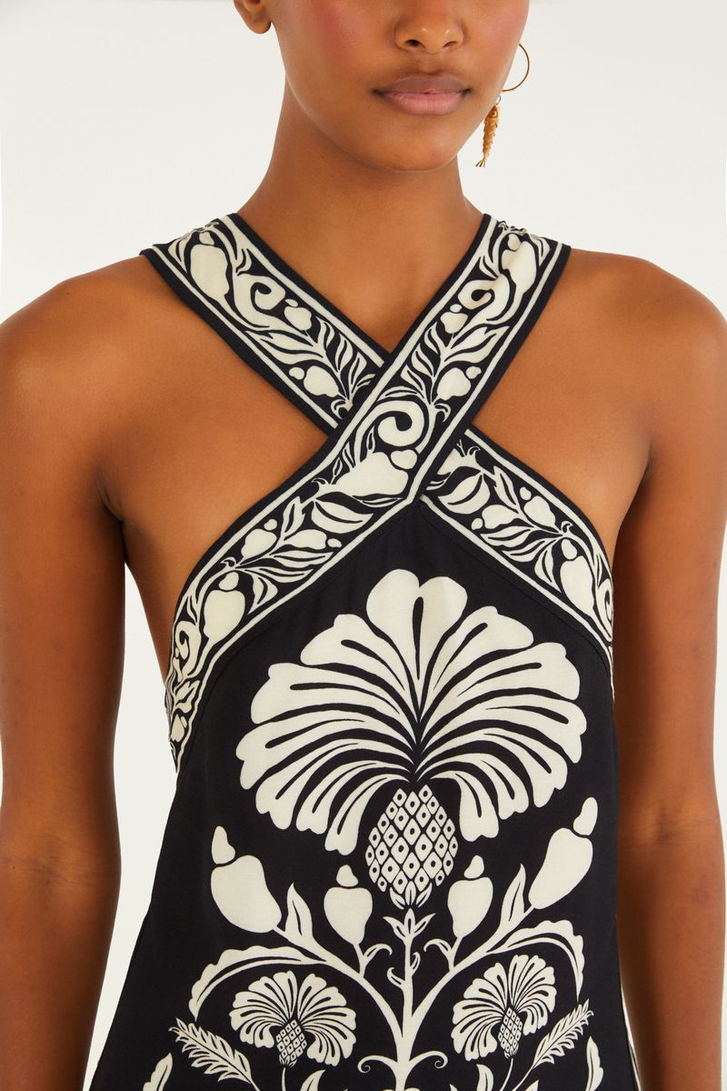 Vestido Midi Estampado Sintra