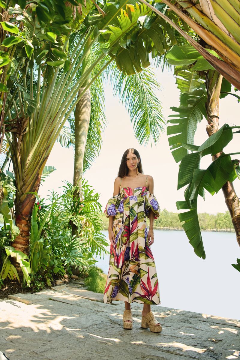 Vestido Estampado Florarte