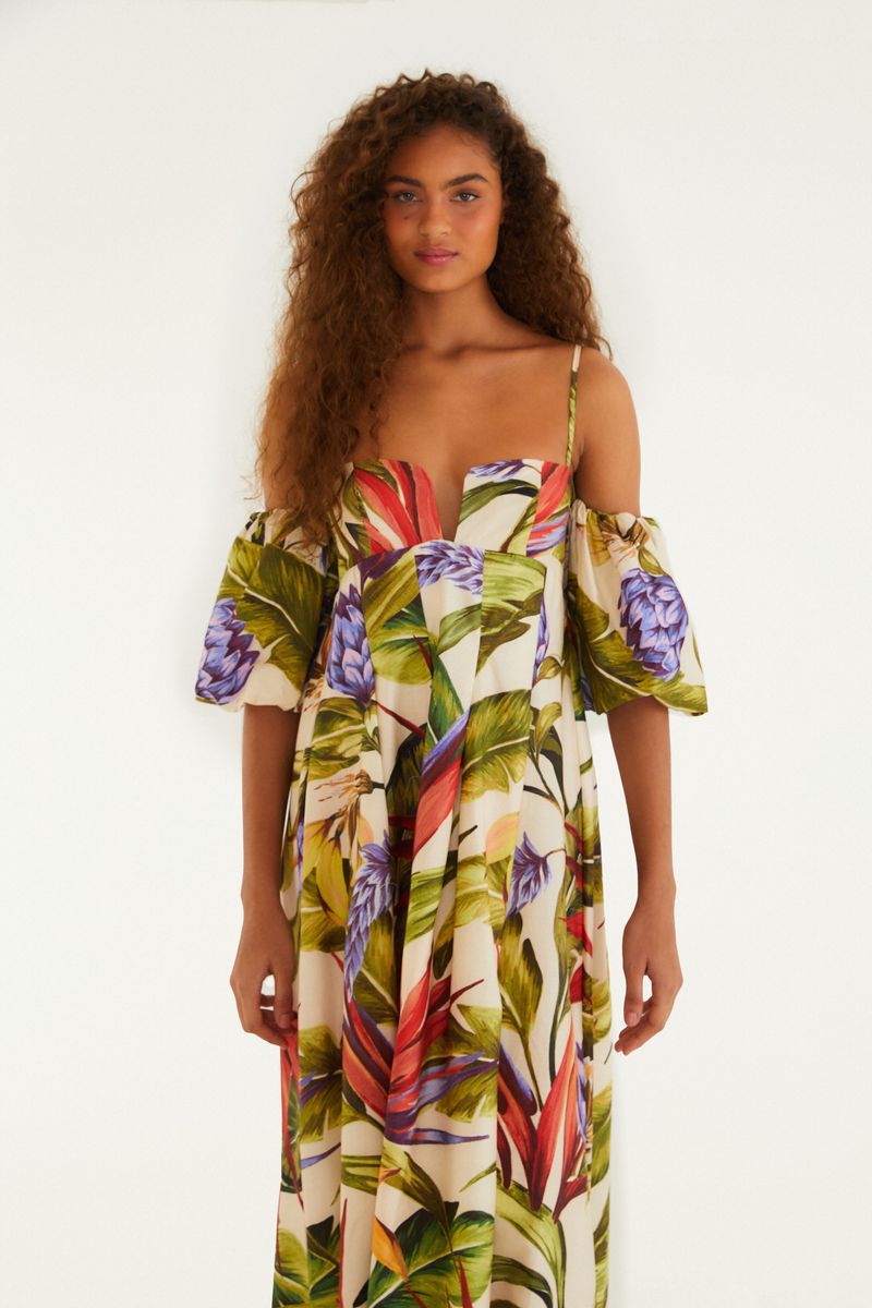 Vestido Estampado Florarte