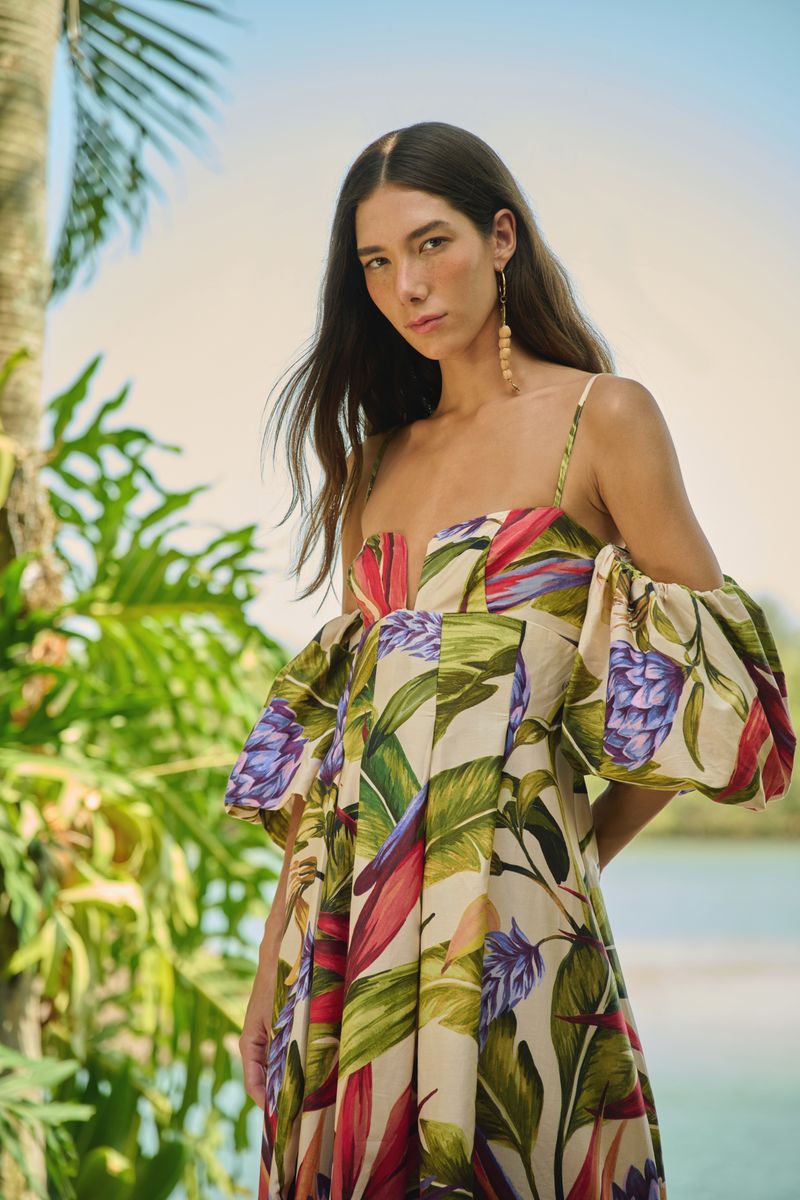 Vestido Estampado Florarte