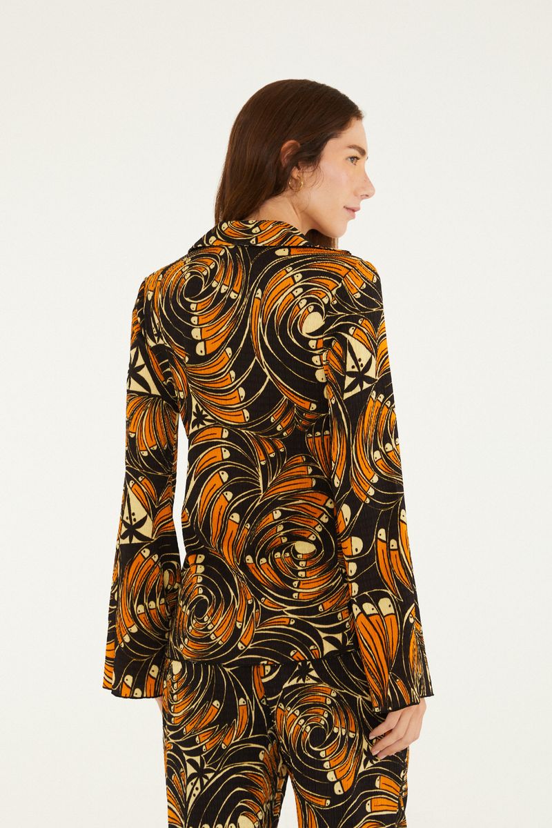 Camisa Botões Estampada Lili