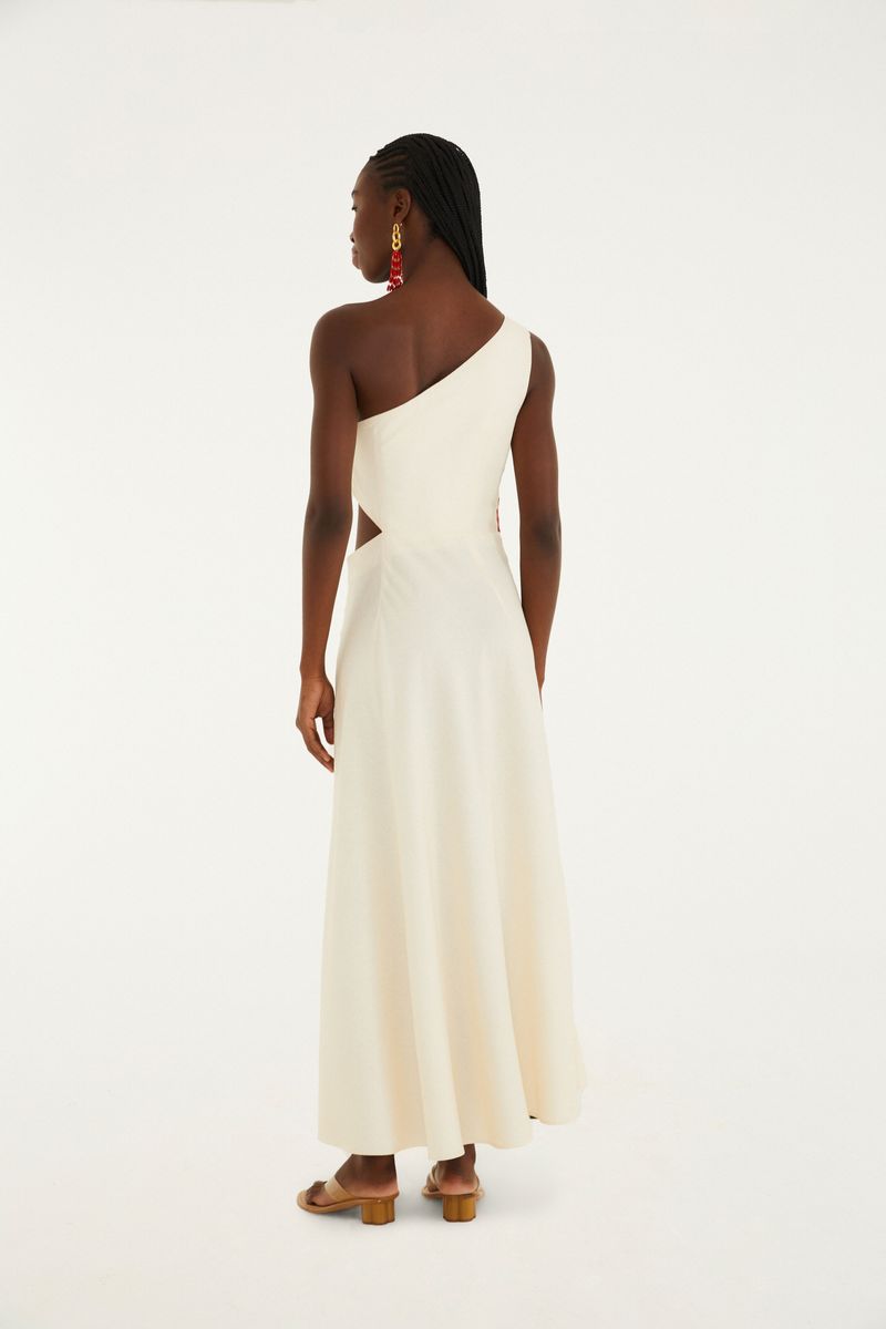 Vestido Estampado Maxi Estrelícia