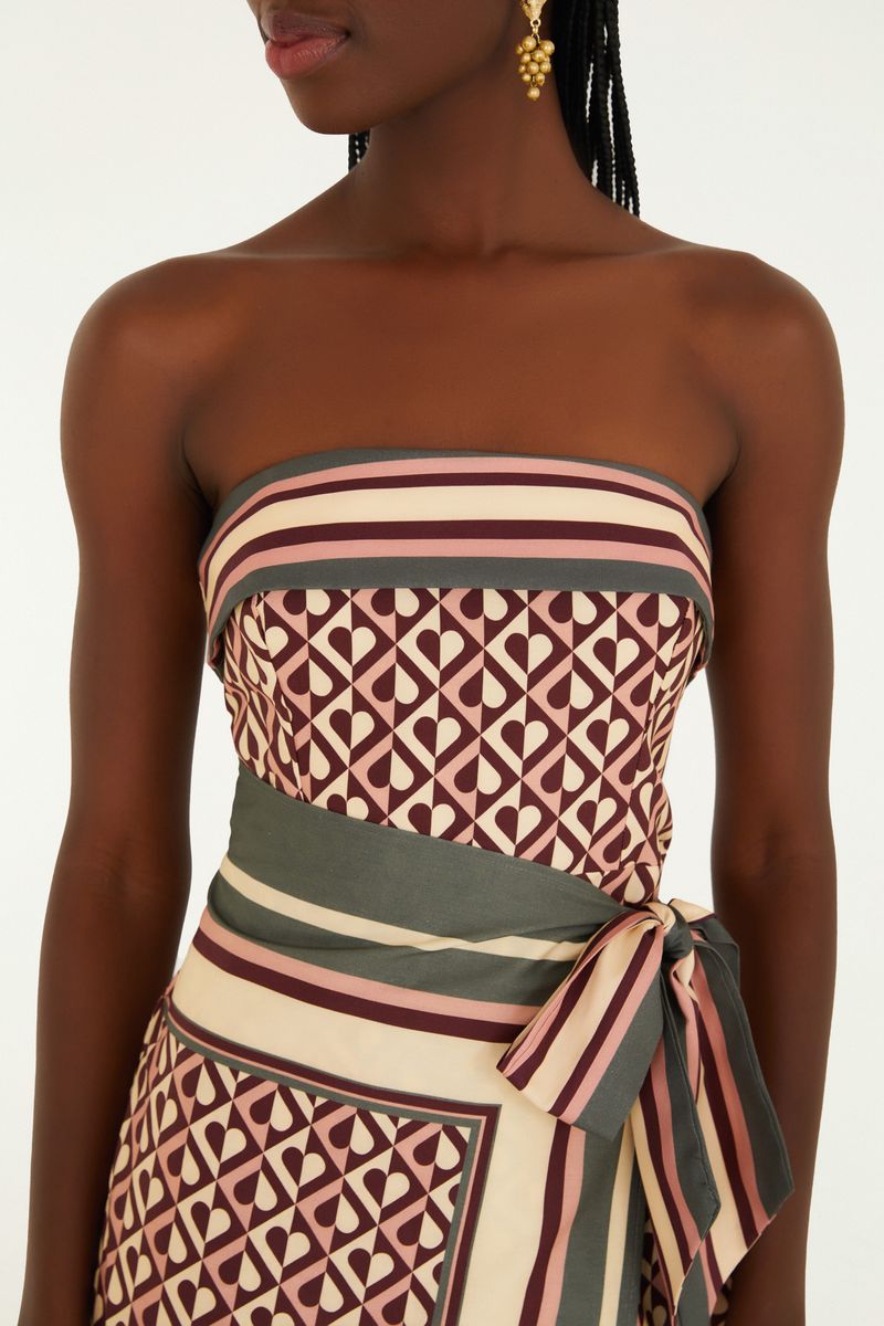 Vestido Estampado Amore