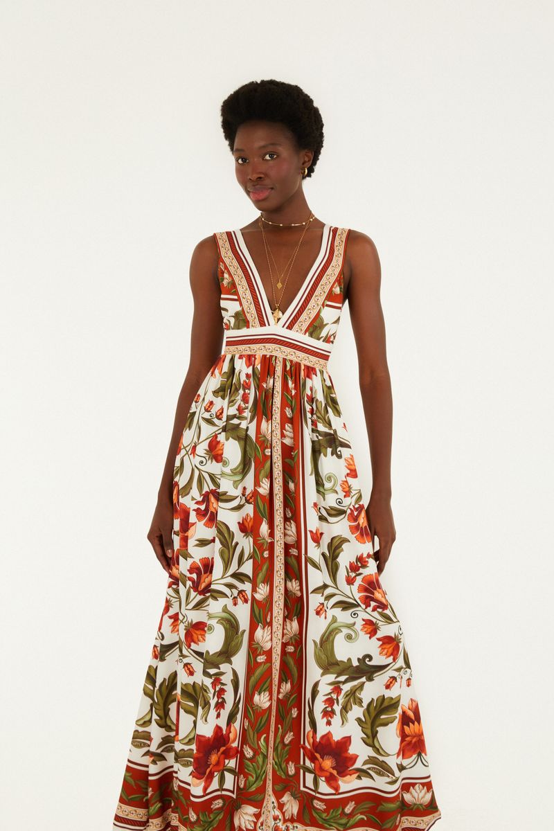 Vestido Cropped Estampado Natalia