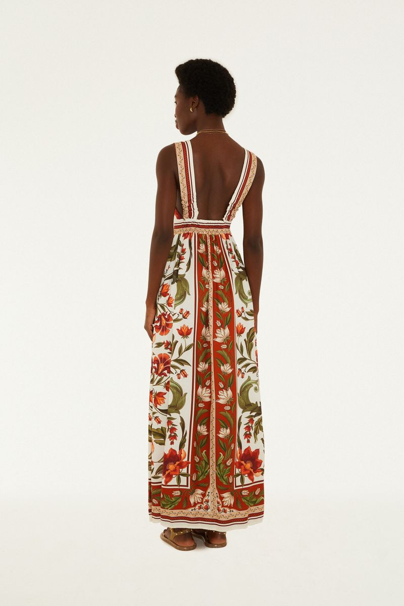 Vestido Cropped Estampado Natalia