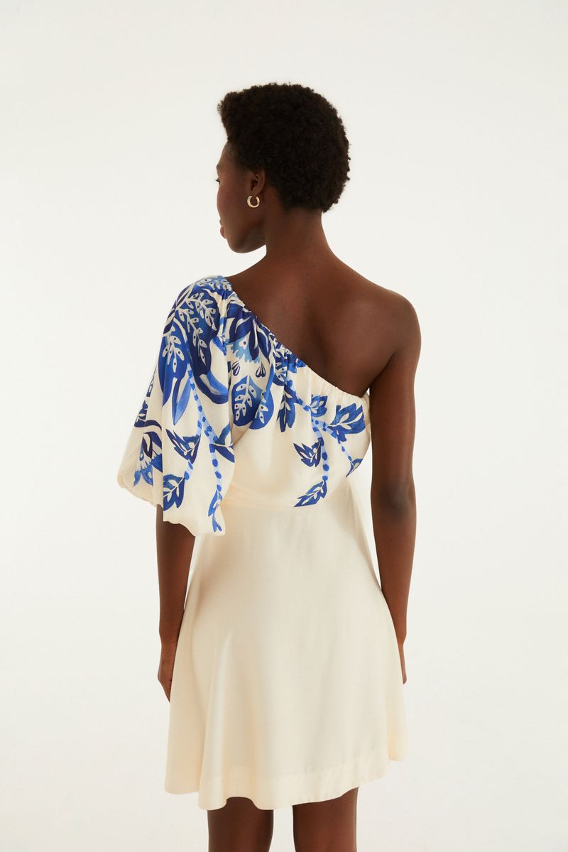 Vestido Curto Estampado Paraíso