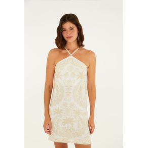 Vestido Curto Alcinha Estampado Tina