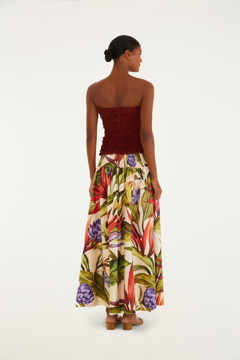 Saia Estampada Florarte