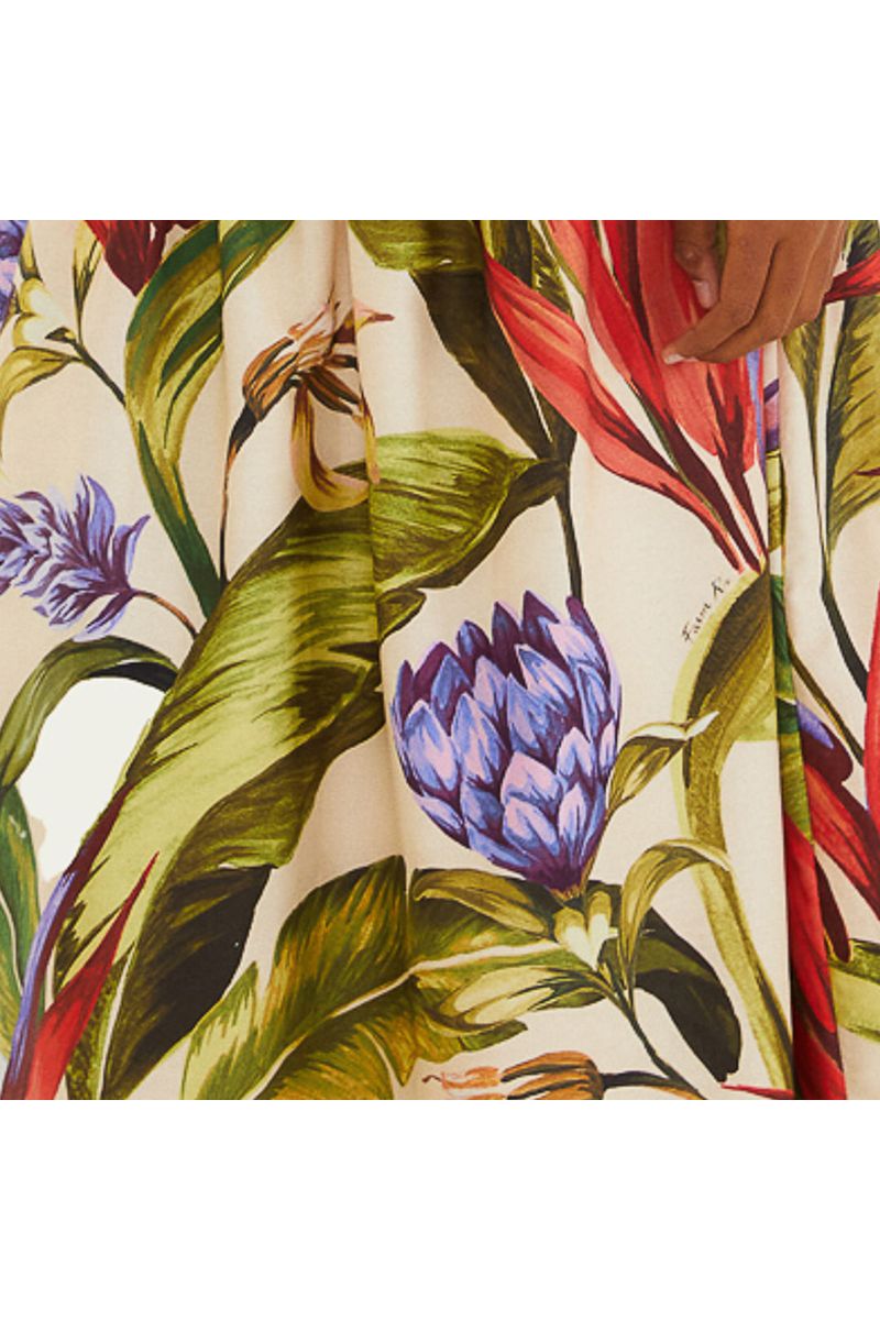 Saia Estampada Florarte