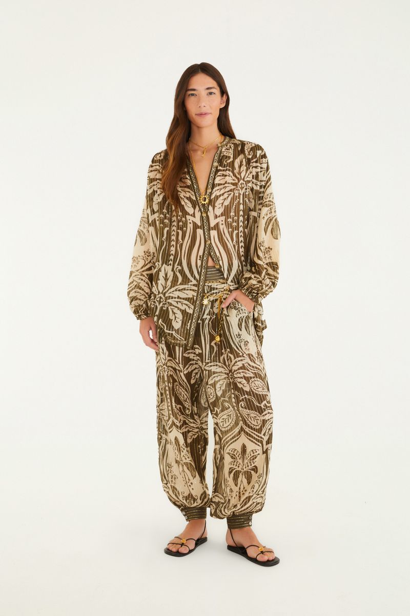 Camisa Estampada Serra Tropical