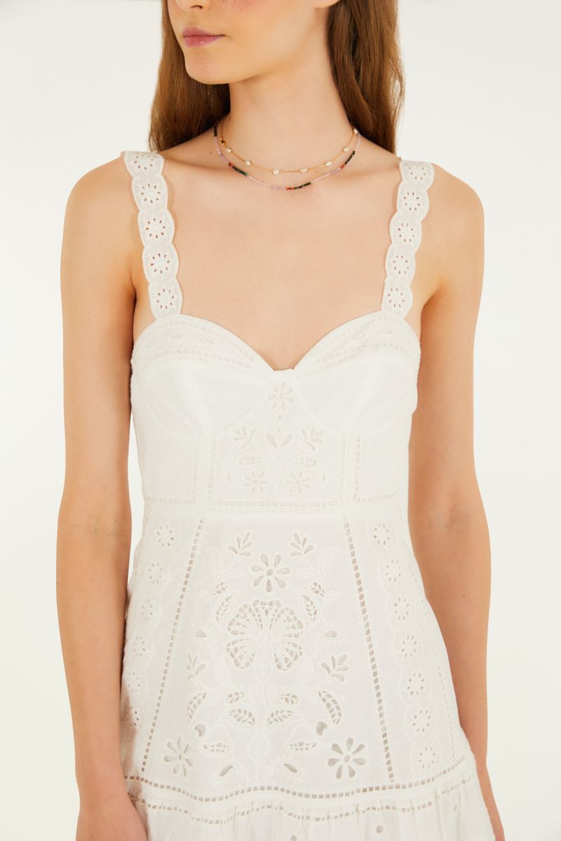 Vestido Richelieu Floral Mariana