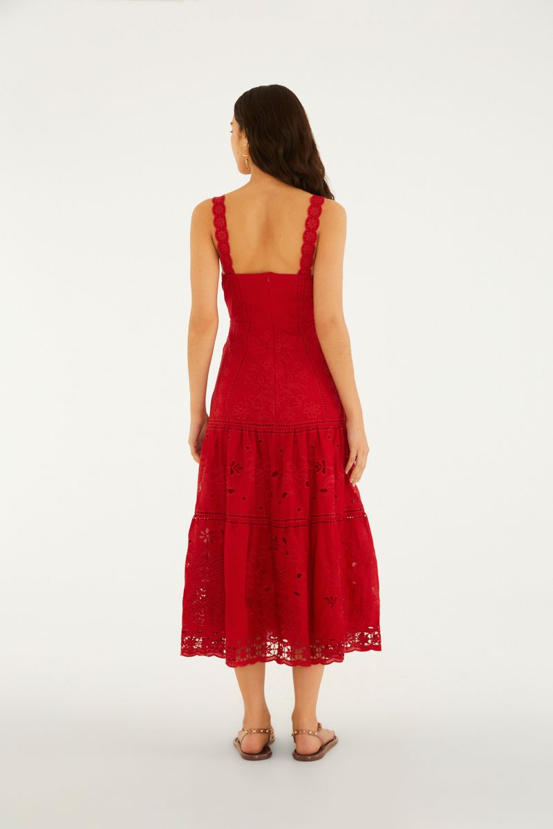 Vestido Richelieu Floral Mariana