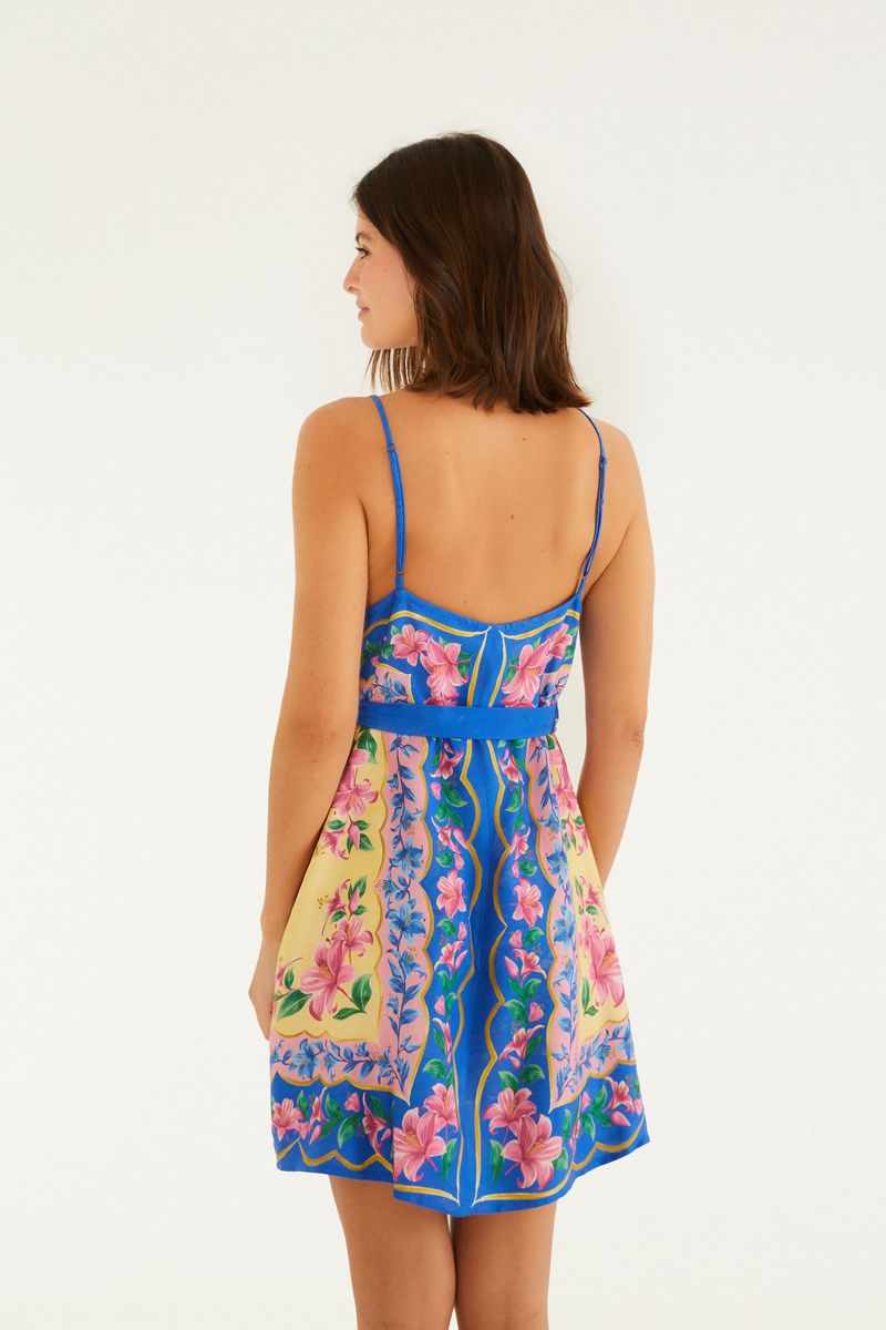 Vestido Curto Estampado Lena